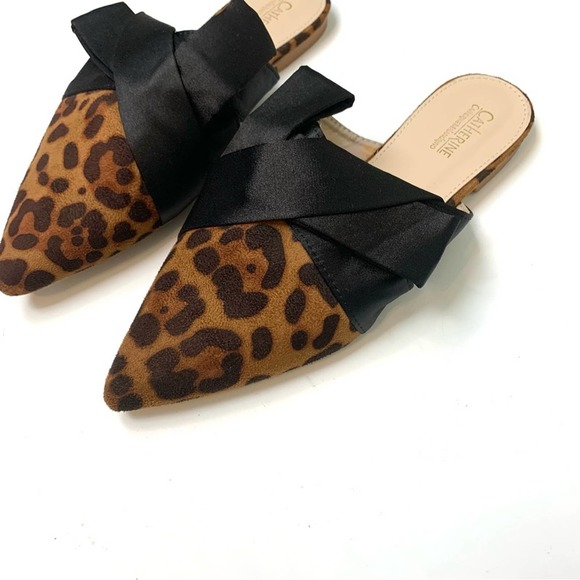 Catherine Malandrino Leopard Print Mule - Picture 2 of 8